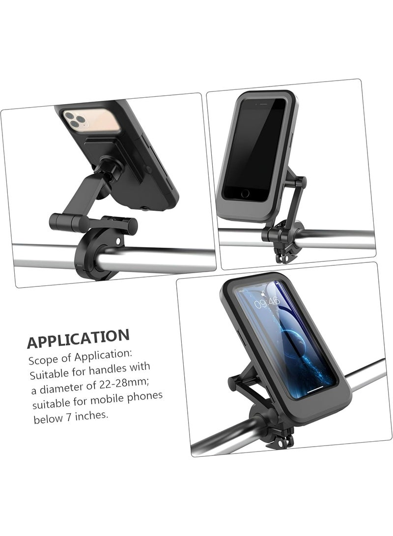 Cycling Phone Case - Waterproof Bicycle Mount with Auto-Telescopic Adjustment and 360° Rotation, Perfect for Smartphones and Navigation During Outdoor Rides - Image 4